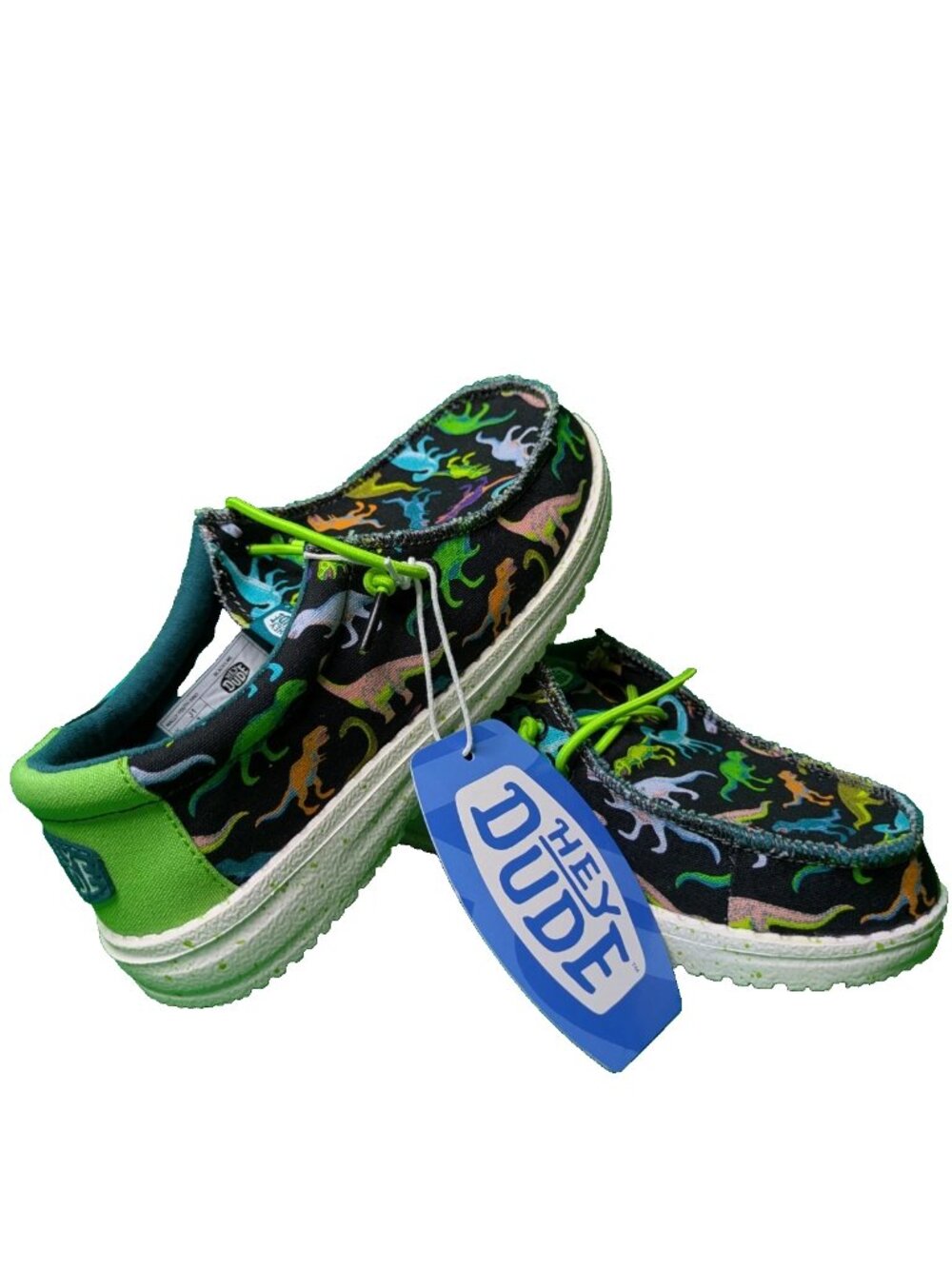 Hey Dudes wally youth dino shoes size j1